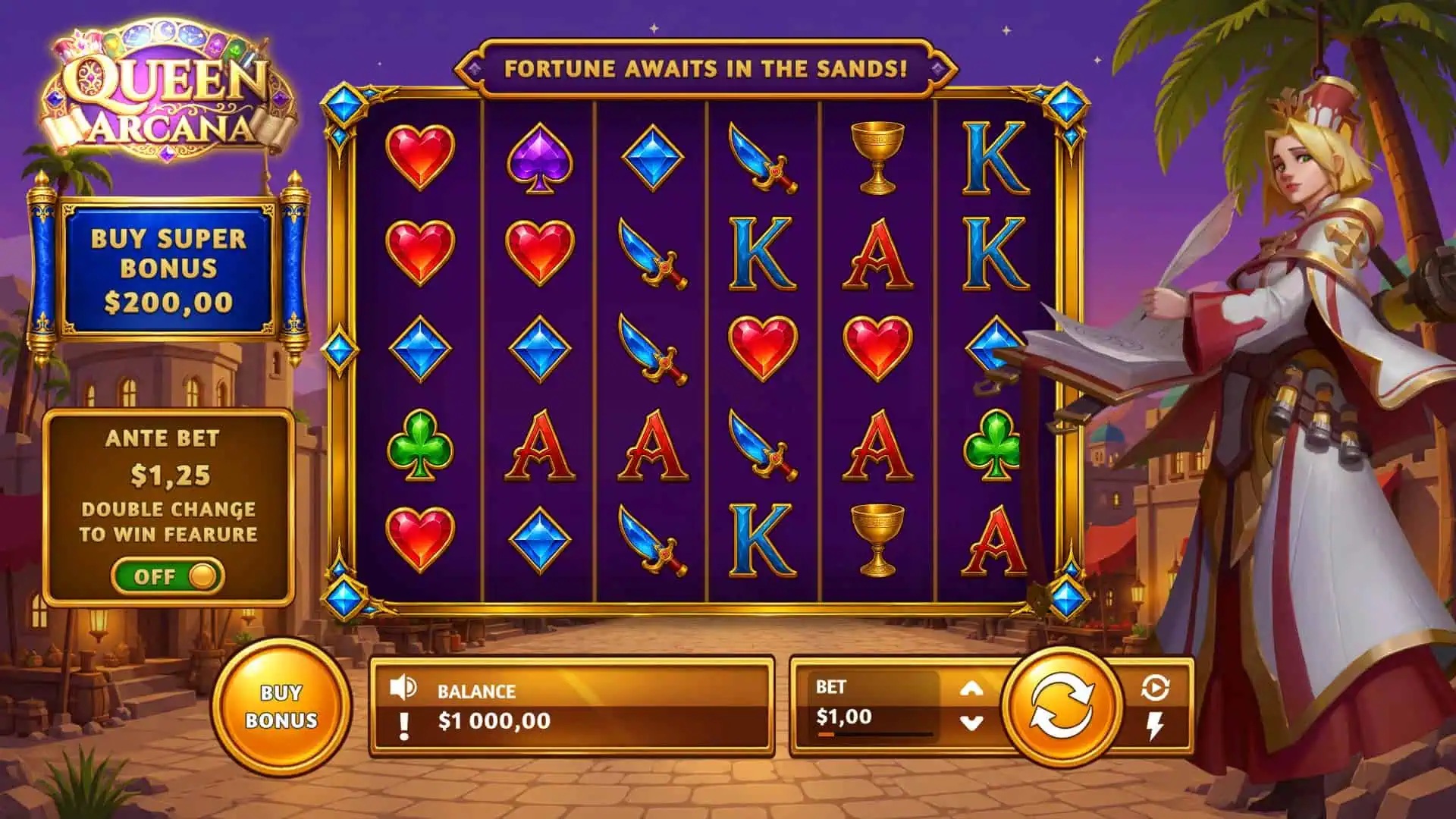 Queen Arcana gameplay