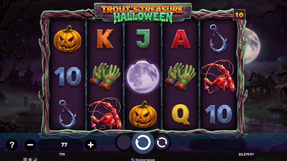 Trout's Treasure - Halloween gameplay