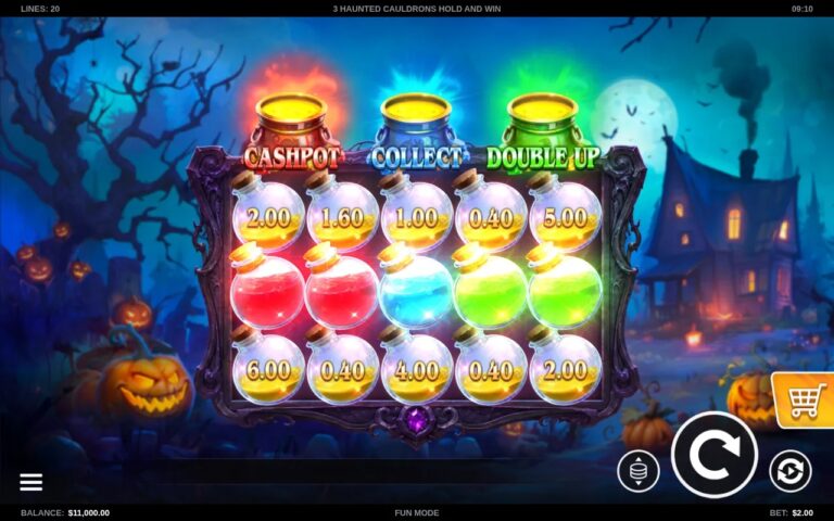 3 Haunted Cauldrons Hold and Win gameplay