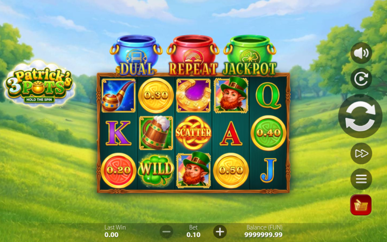 3 Patrick's Pots: Hold the Spin gameplay