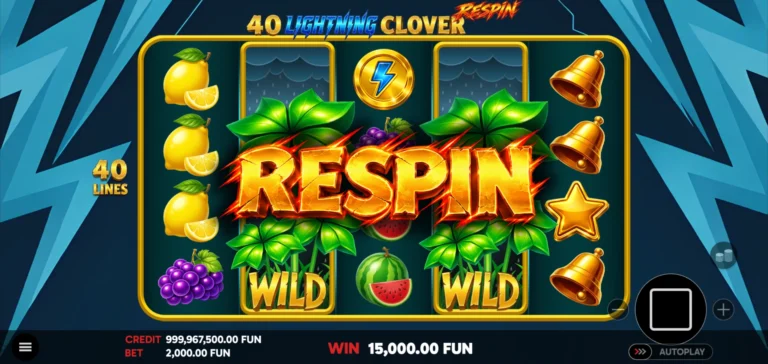 40 Lightning Clover Respin gameplay