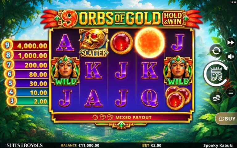 9 Orbs of Gold gameplay