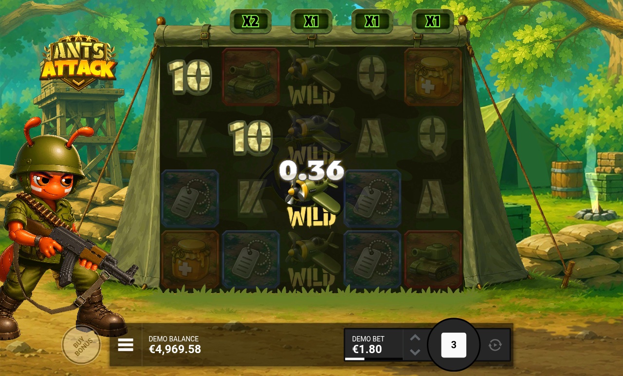 Ants Attack gameplay