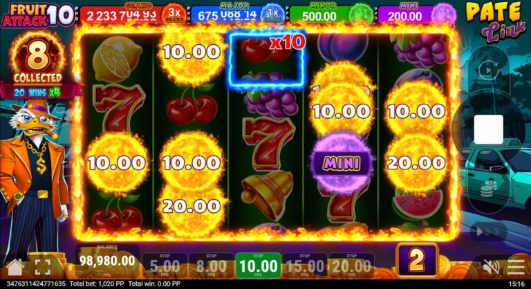 Fruit Attack 10 Pate Link slot screenshot