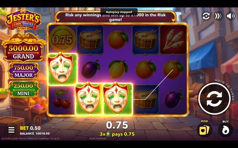 Jester's Coin Tricks gameplay
