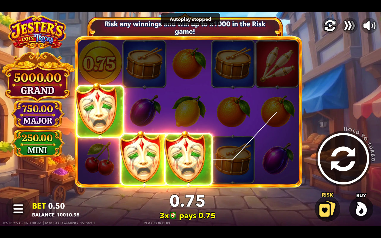 Jester's Coin Tricks gameplay