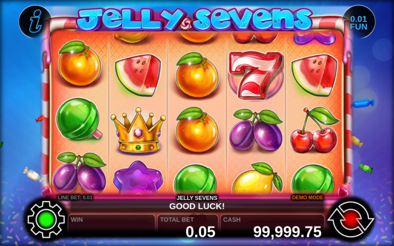 Jelly Sevens gameplay