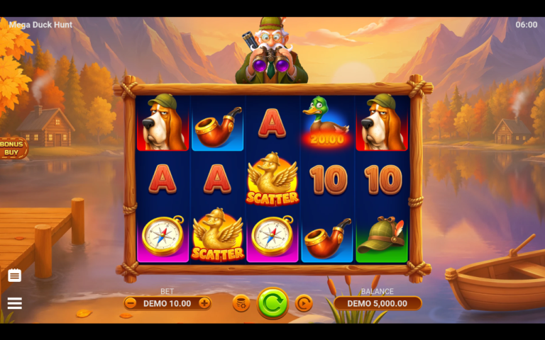 Mega Duck Hunt slot gameplay