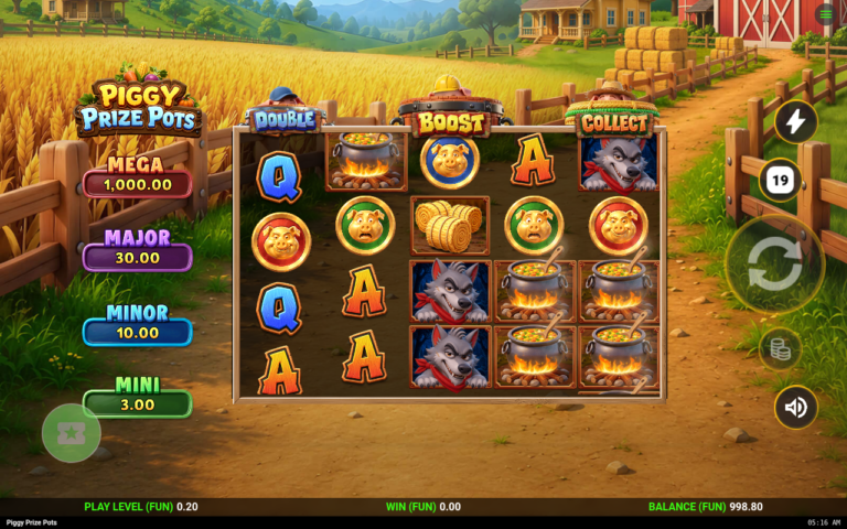Piggy Prize Pots gameplay