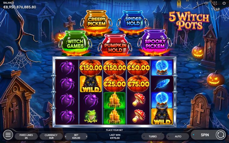 5 Witch Pots slot screenshot