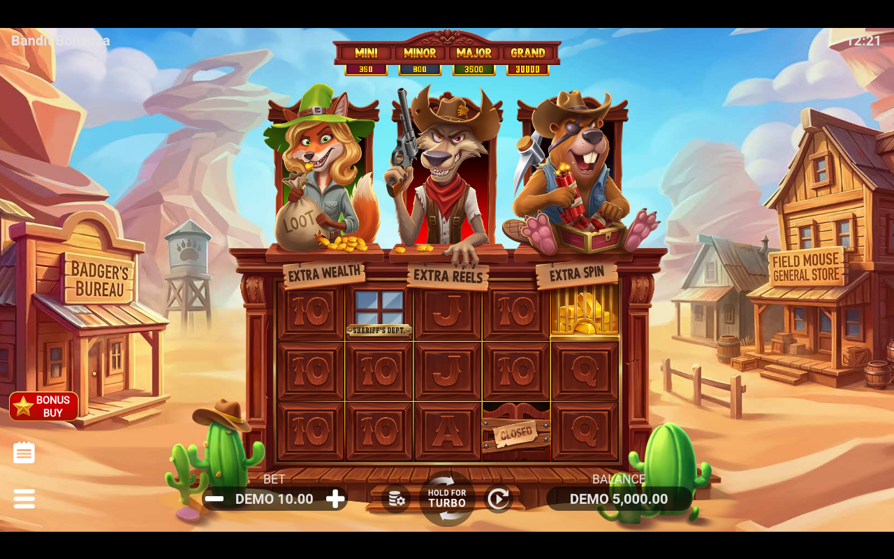 Bandit Bonanza gameplay