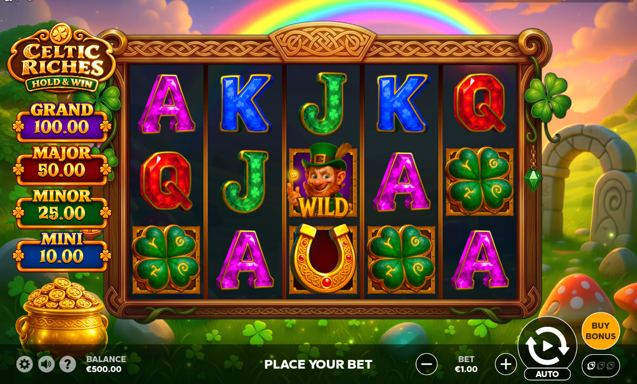 Celtic Riches gameplay