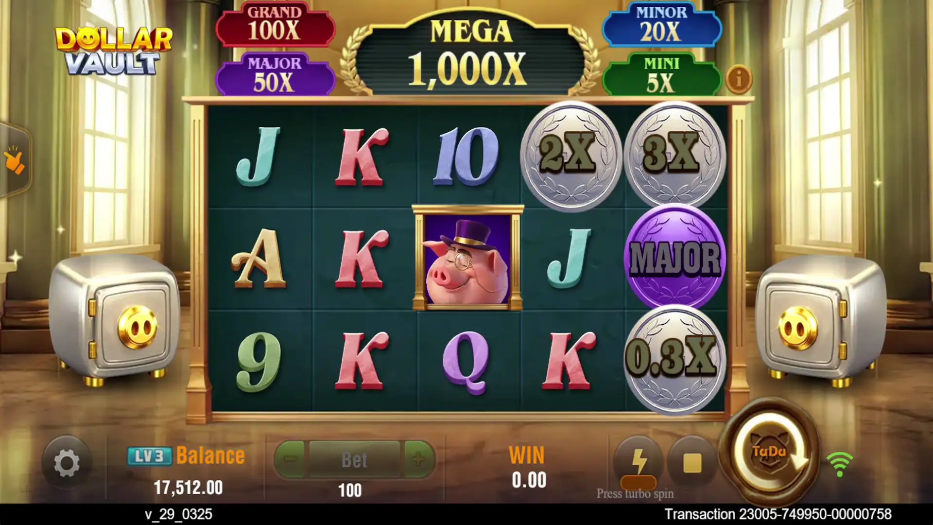 Dollar Vault gameplay