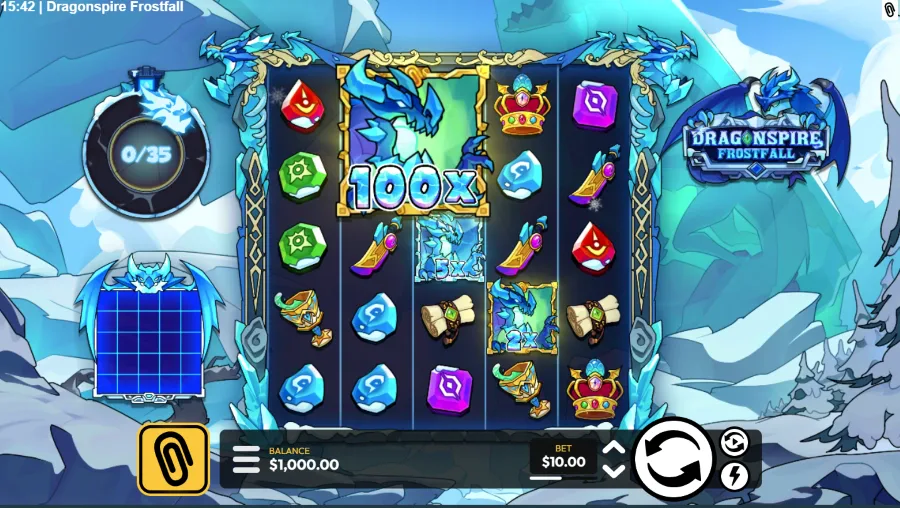 Dragonspire: Frostfall gameplay