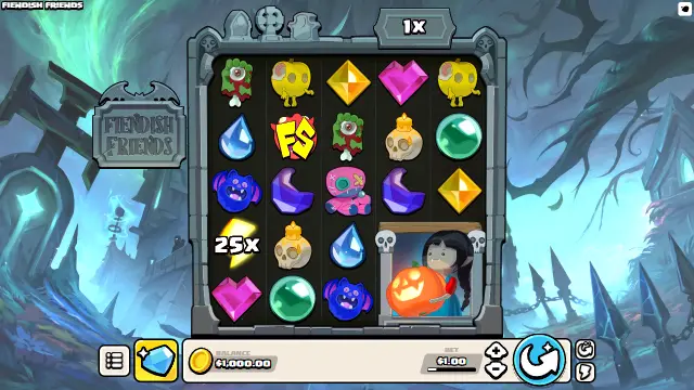 Fiendish Friends gameplay