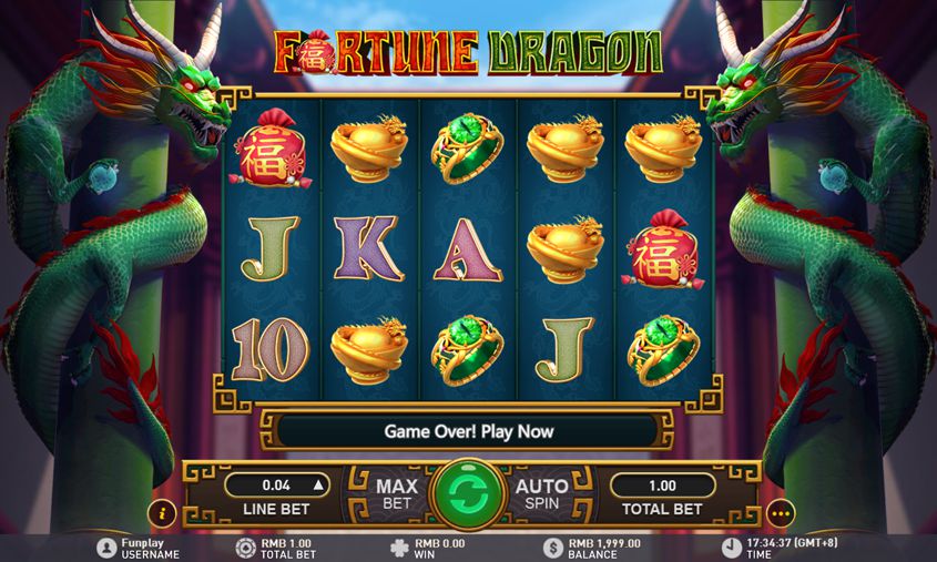 Fortune Dragao gameplay
