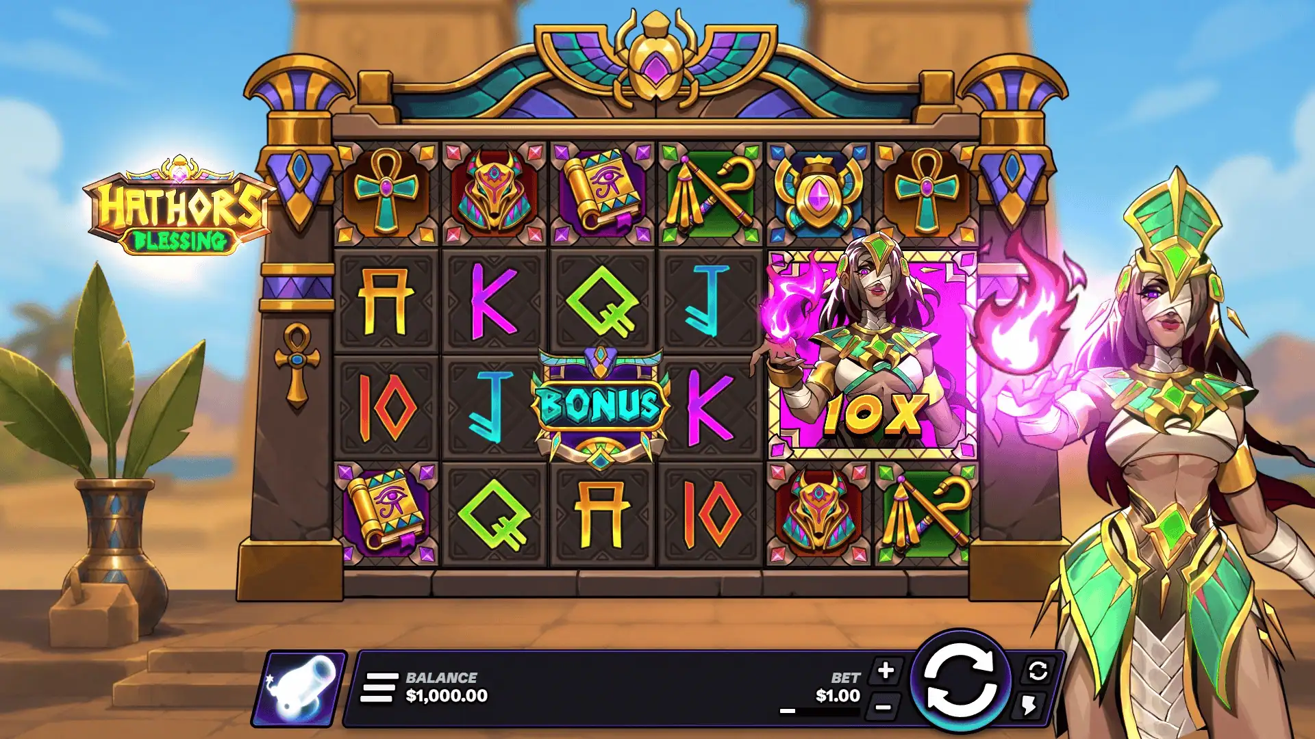 Hathor's Blessing gameplay