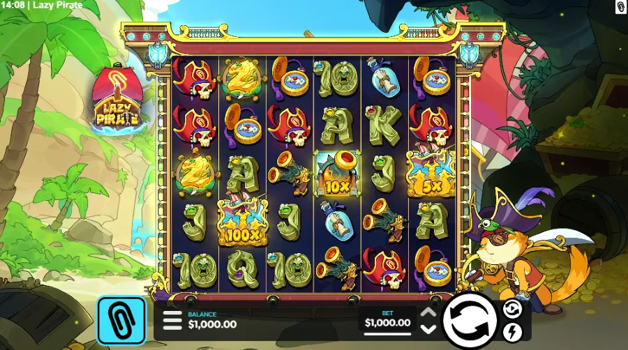 Lazy Pirate gameplay