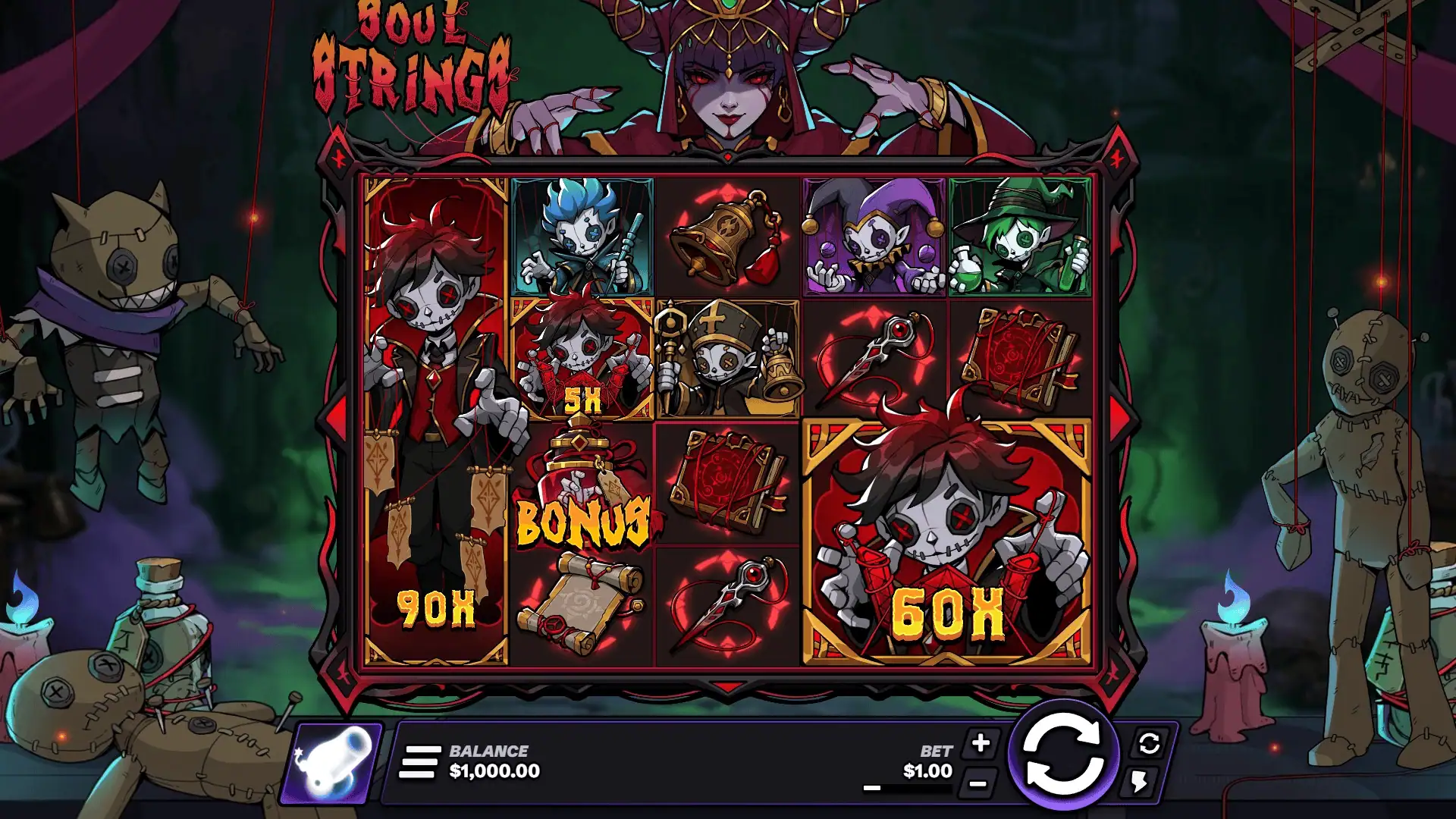 Soul Strings gameplay