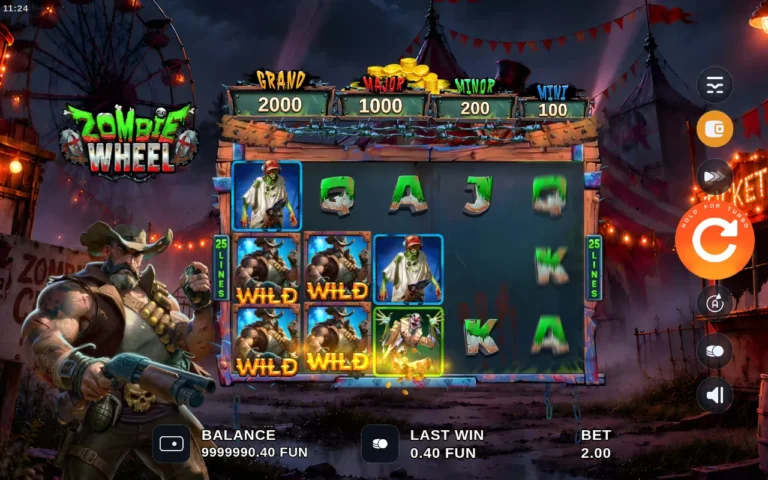 Zombie Wheel gameplay