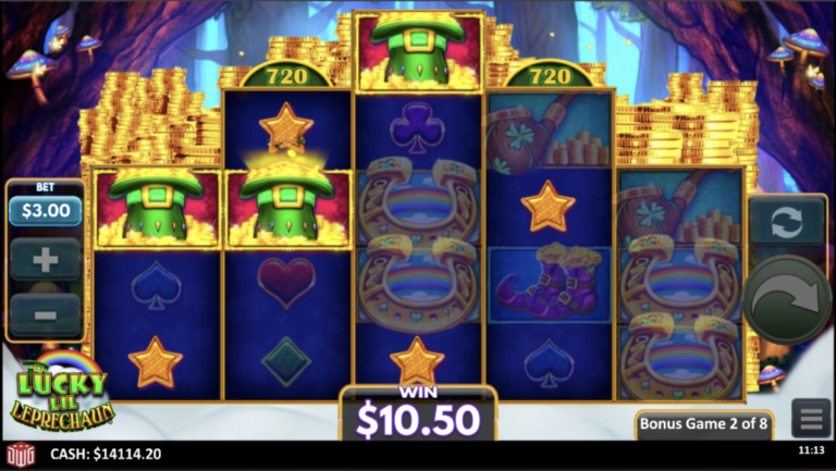 Lucky Lil' Leprechaun slot gameplay