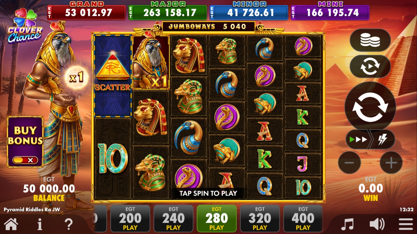 Pyramid Riddles Ra Jumboways gameplay