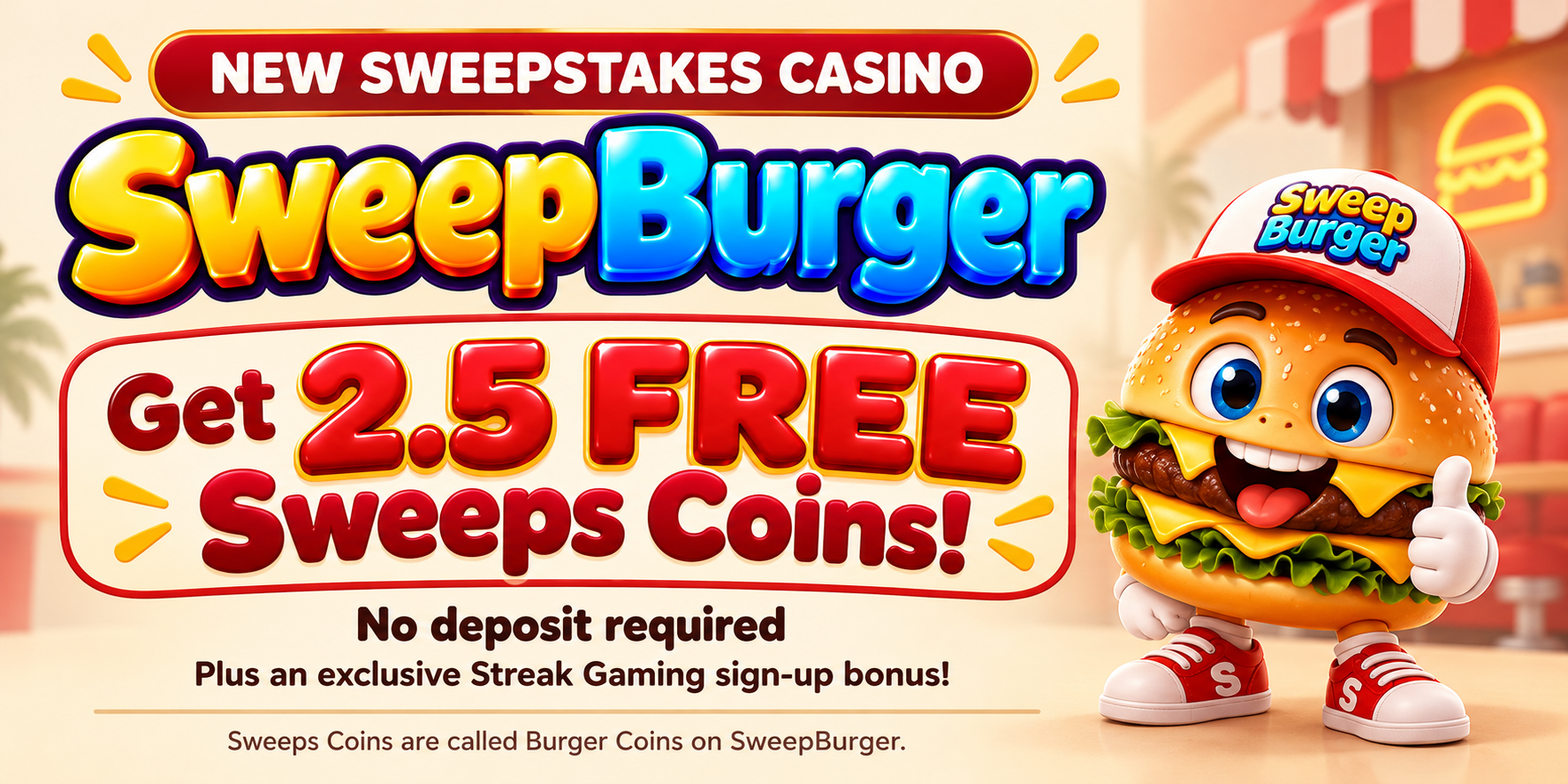 Sweepburger signup offer
