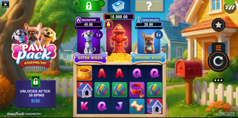 Paw Pack Assembl’em slot screenshot